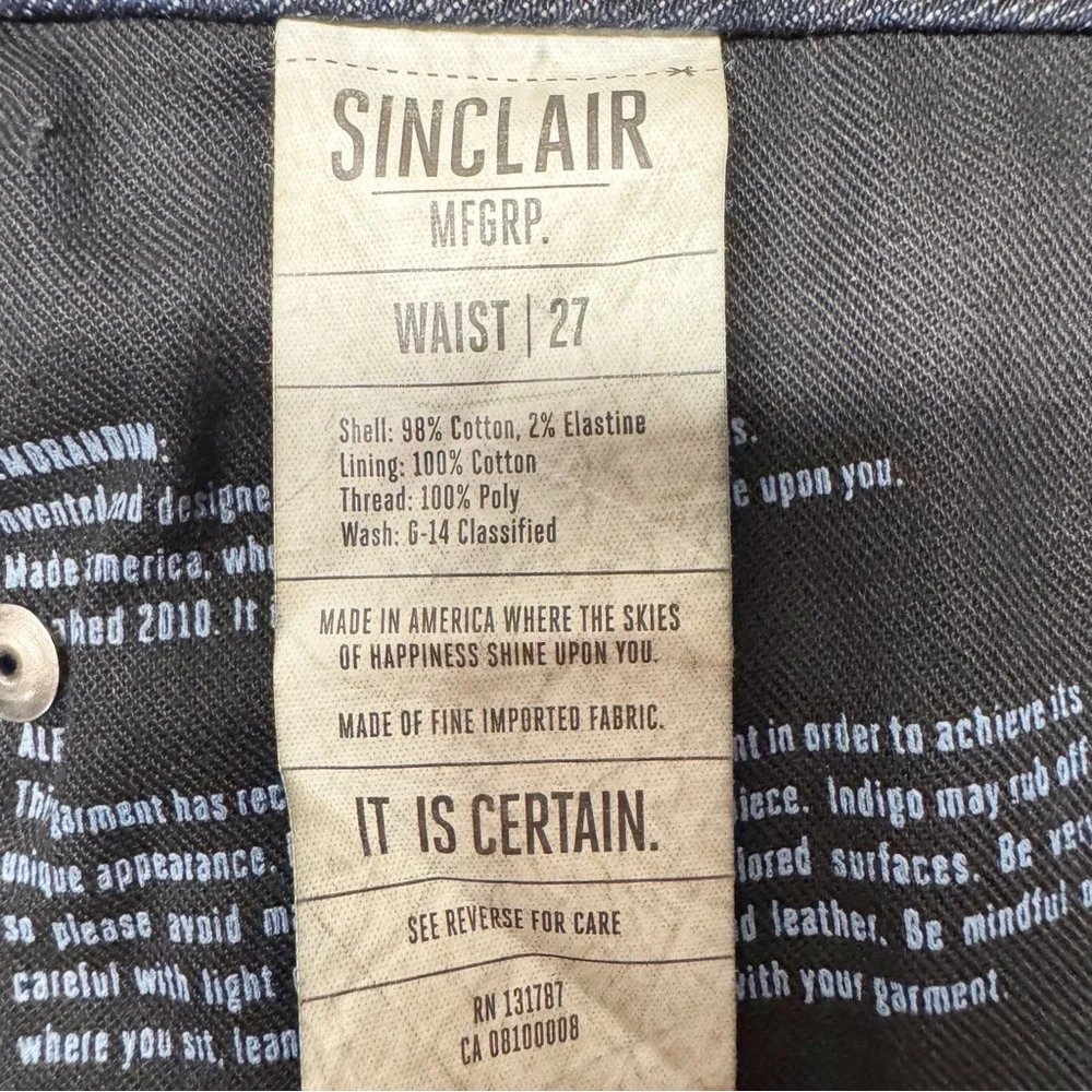 Sinclair | Wiley Cutoff Shorts - Premium Denim - Darkwash - Chic -NWT